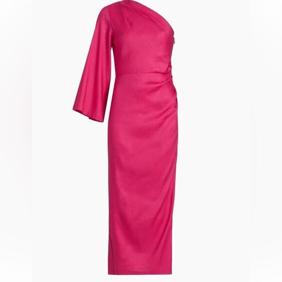 Veronica beard patsy linen Midi dress size 6 NWT $498 - Picture 5 of 8